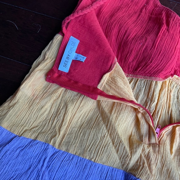 See by Chloe tri colorblock tank top - Picture 4 of 4